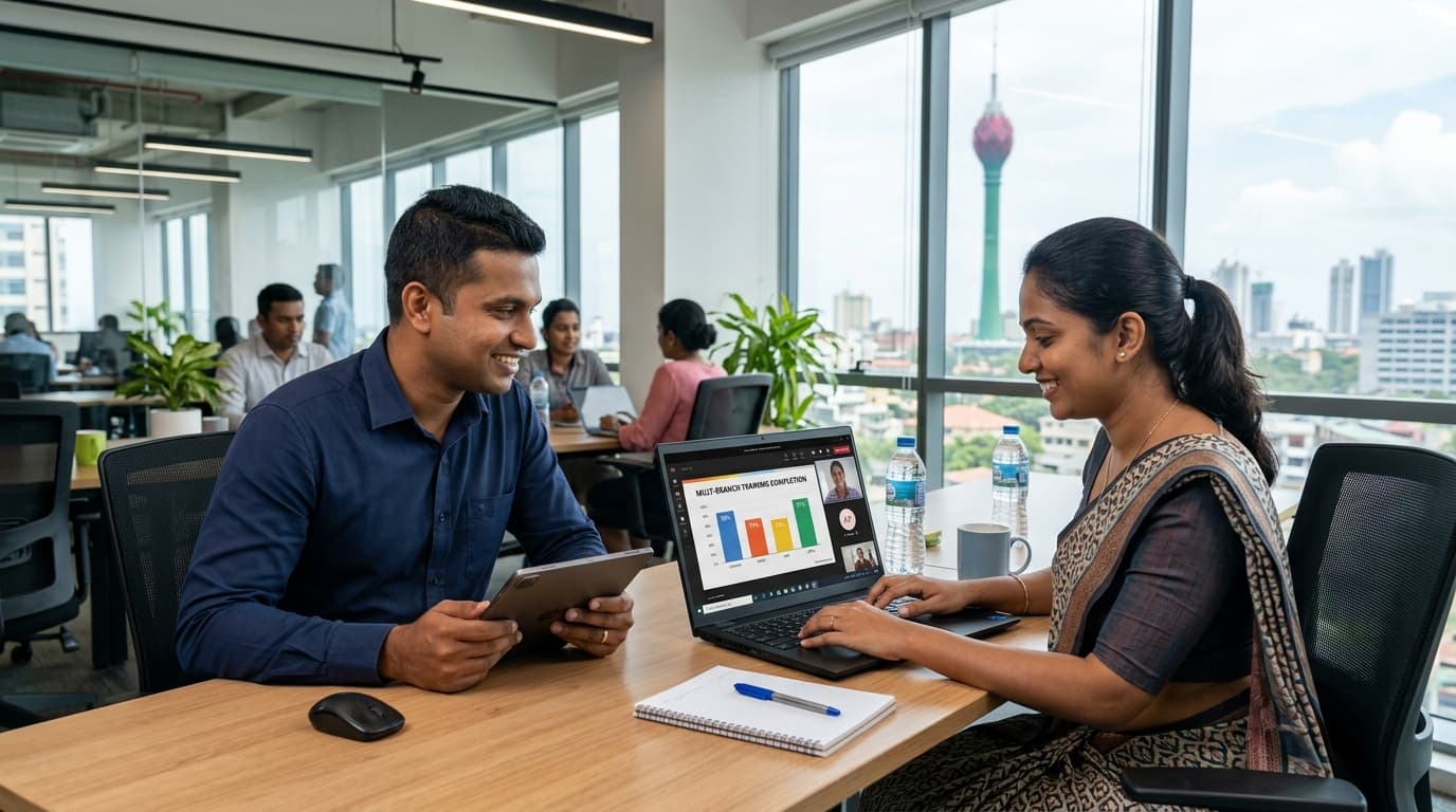 Capricon Elevate vs TalentLMS training evaluation comparison for Sri Lanka