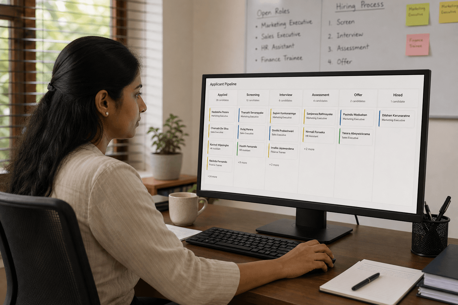 Recruitment management system and applicant tracking