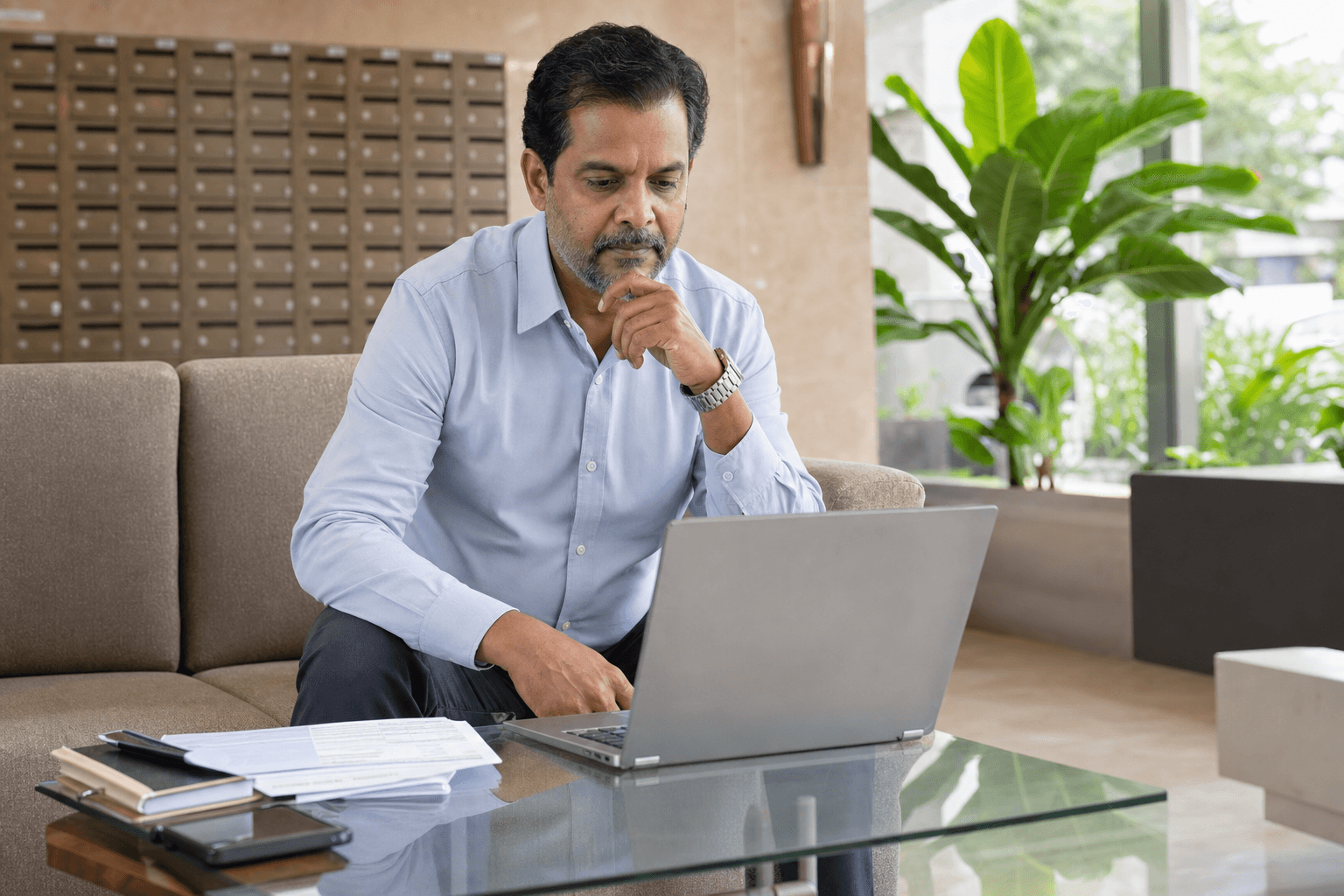 Apartment property management software dashboard for landlords
