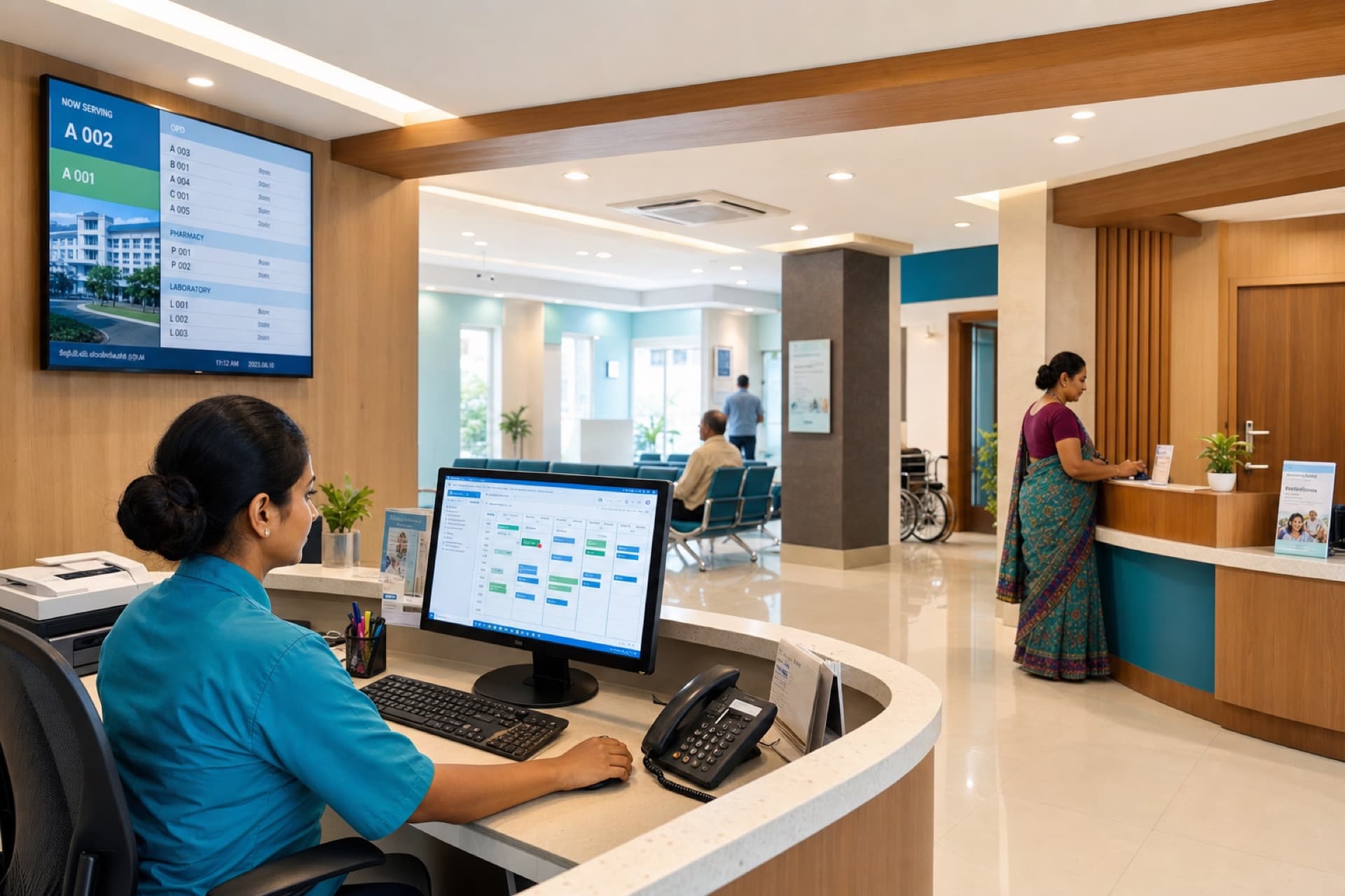 Hospital system dashboard for Sri Lankan clinics and mini hospitals