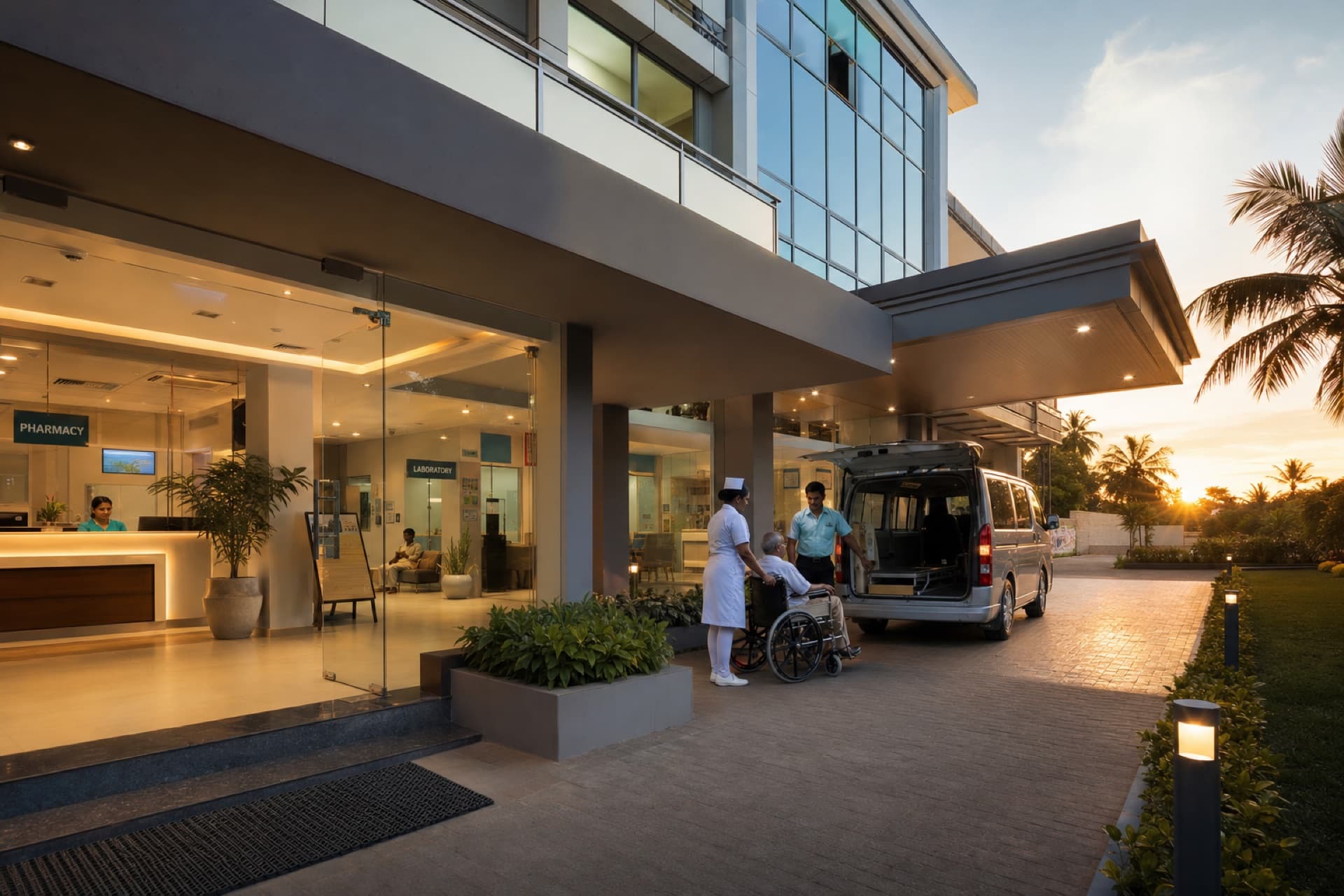 Mini hospital software covering clinical and ERP operations