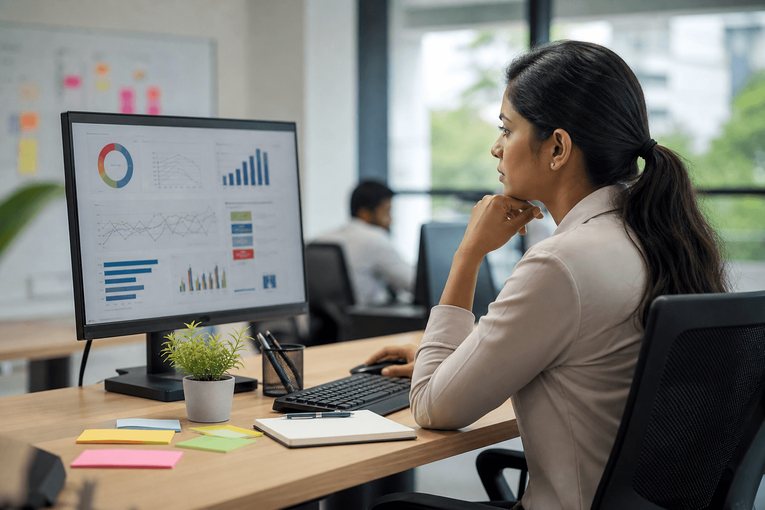CX analyst reviewing NPS and CSAT closed-loop dashboards