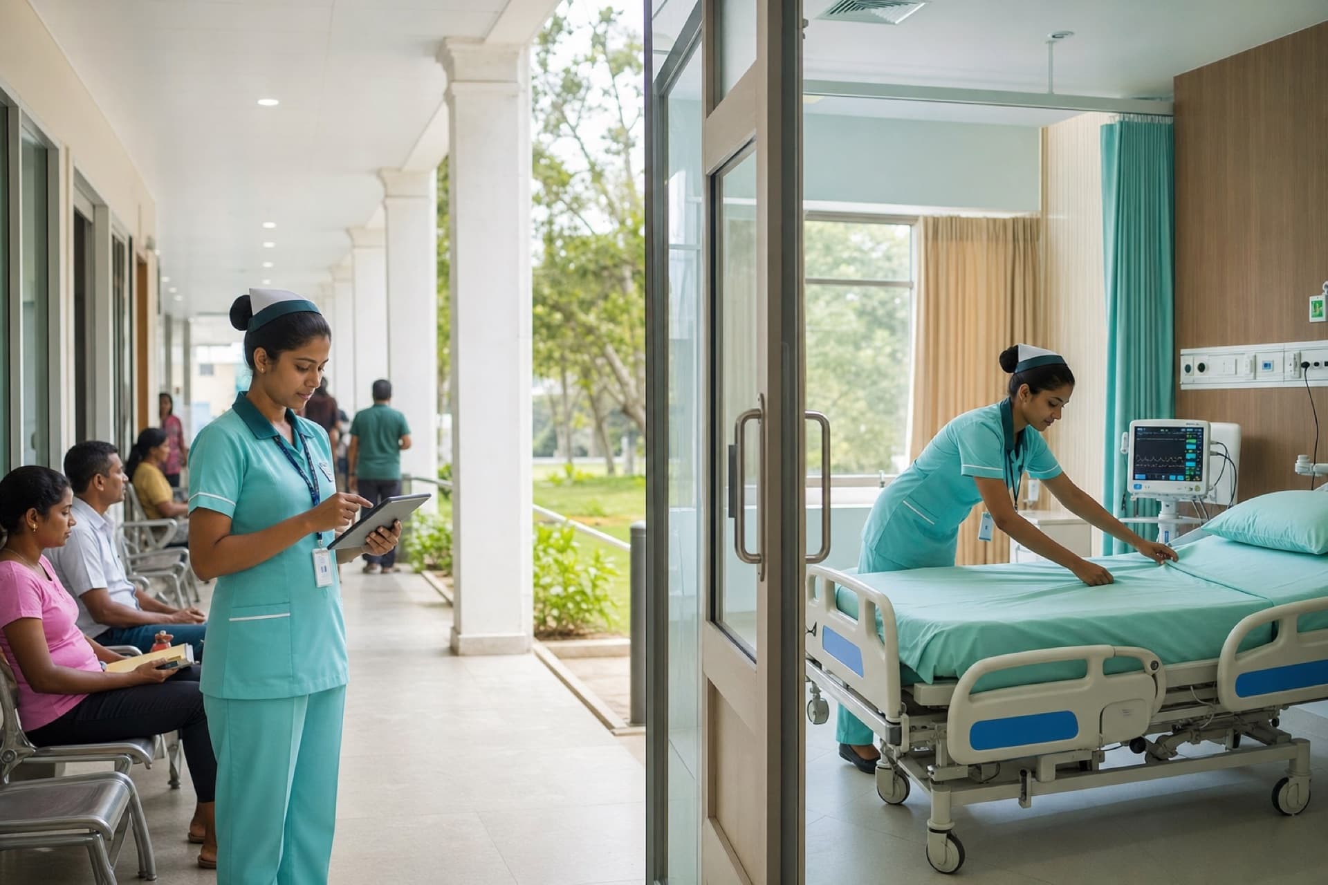 OPD and IPD hospital system workflows on Capricon Care